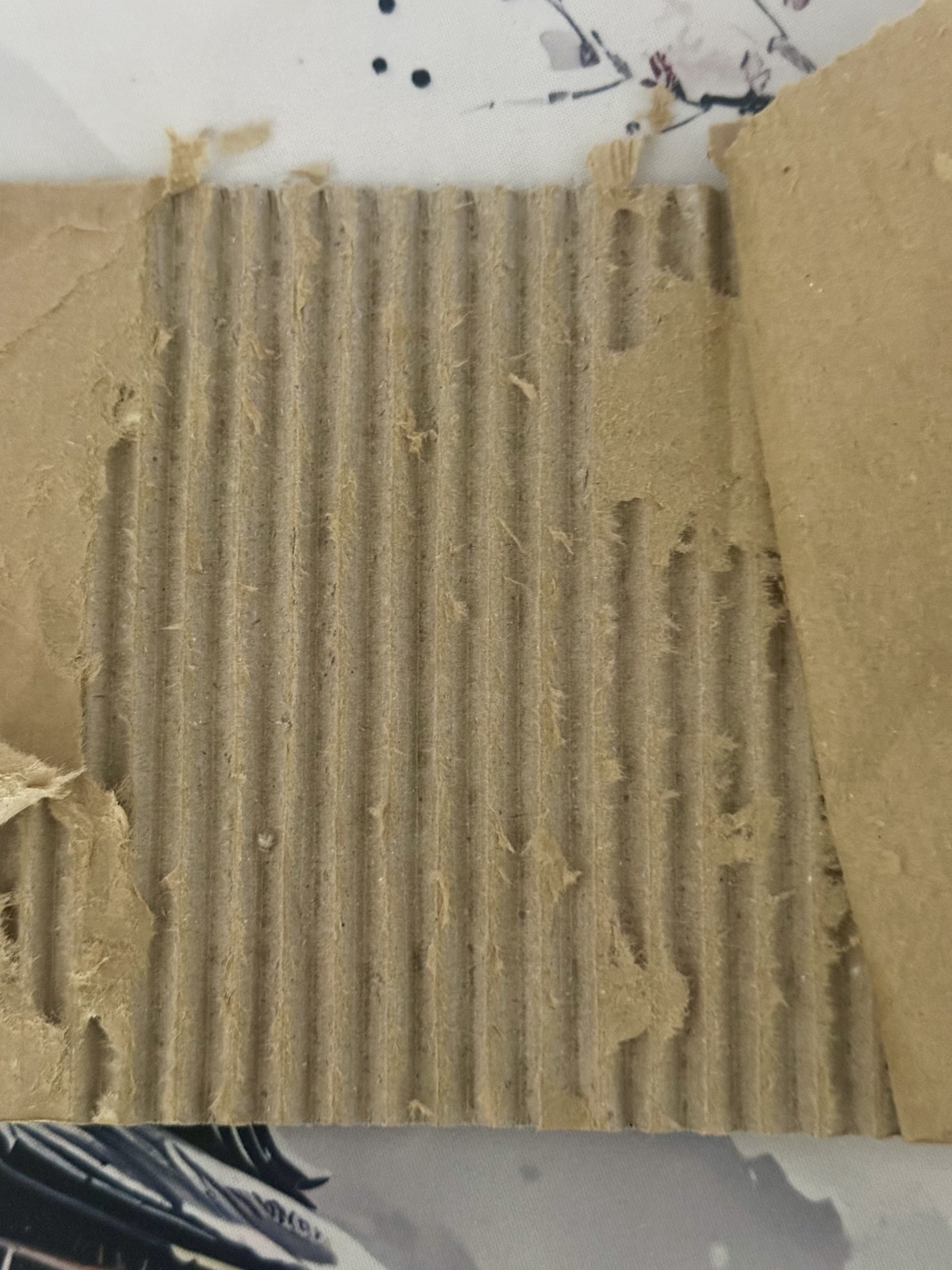 Exposed corrugation